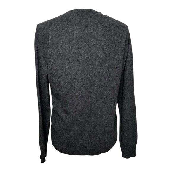 J. Crew Frenchie French Bulldog Dark Gray Sweater Wool Blend XL - Picture 4 of 9